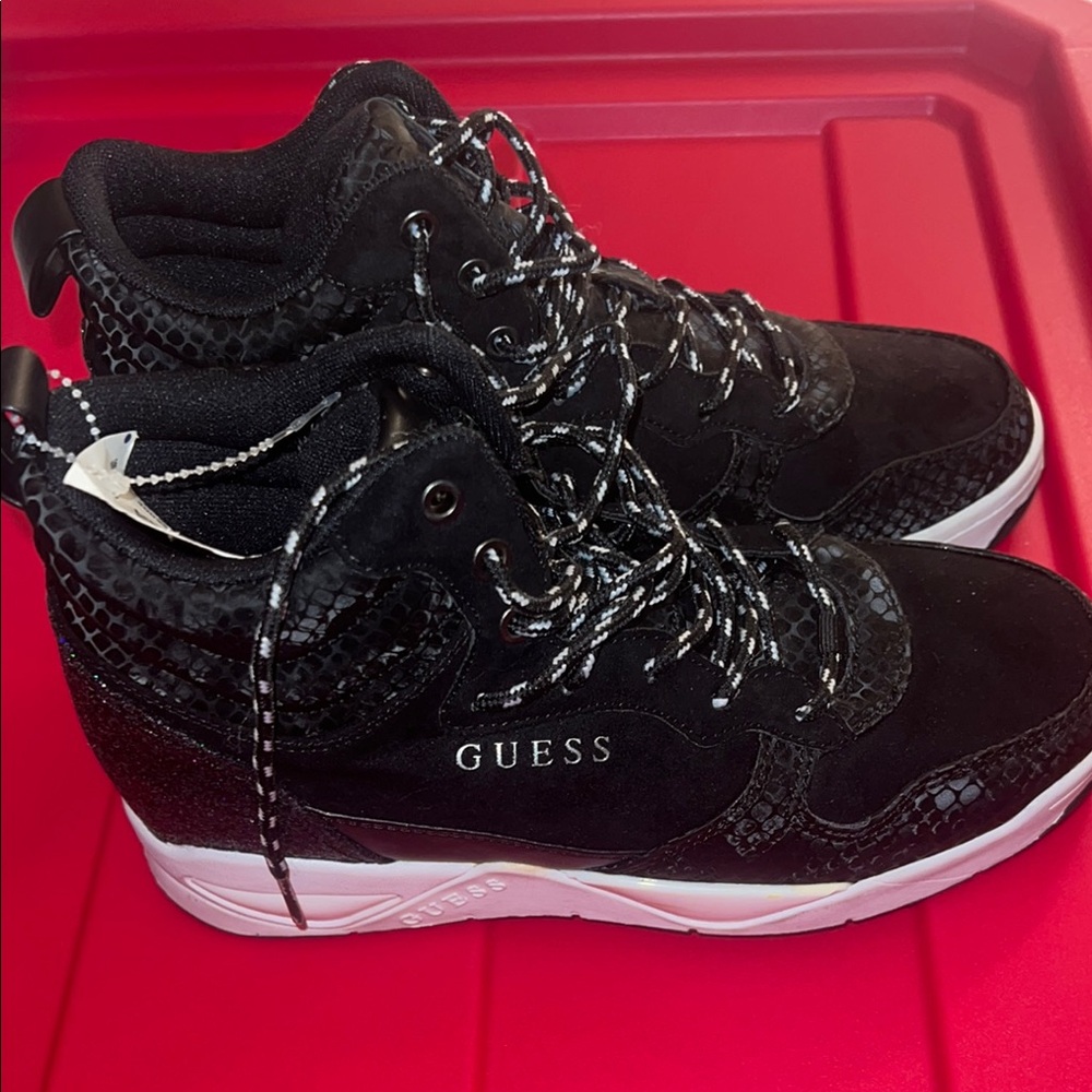 Guess Black High-Top Sneakers